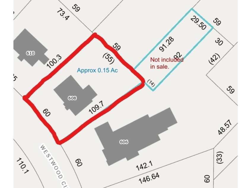 608 Westwood Circle, Gastonia, NC 28052.  MLS# CAR4409426, YatesRealty ID 40736. Parcel For Sale