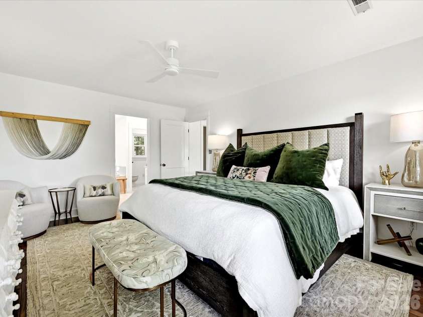 34272 Mabry Road, Albemarle, NC 28001.  MLS# CAR4407397, YatesRealty ID 40738. Primary suite with walk-in closet