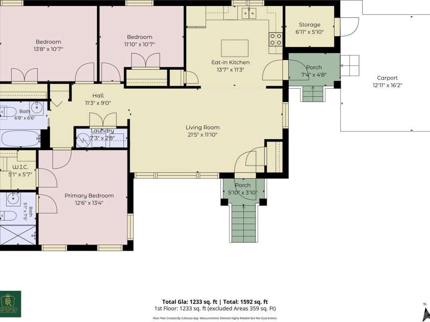 1323 Carolyn Drive, Charlotte, NC 28205.  MLS# CAR4410026, YatesRealty ID 40746. 