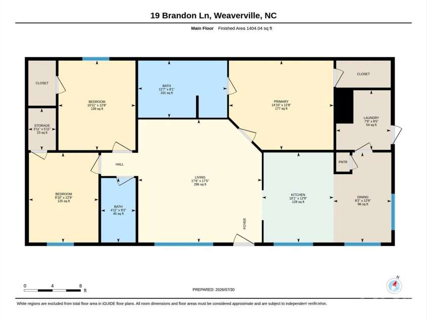 19 Brandon Lane, Weaverville, NC 28787.  MLS# CAR4408055, YatesRealty ID 40747. 