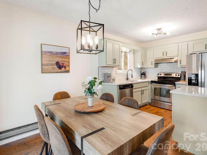 21 Susan Drive, Maggie Valley, NC 28751.  MLS# CAR4241989, YatesRealty ID 4076. Dining Space