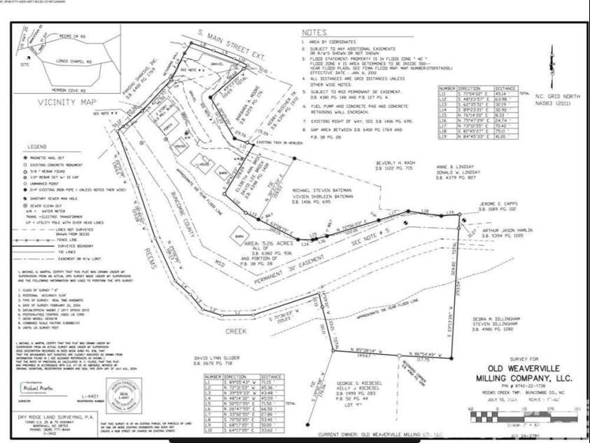 1 Old Mill Lane, Weaverville, NC 28787.  MLS# CAR4410367, YatesRealty ID 40782. 