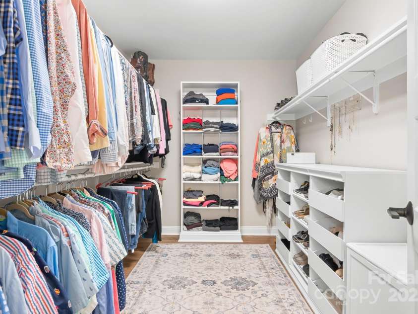 15124 Hugh Mcauley Road, Huntersville, NC 28078.  MLS# CAR4234988, YatesRealty ID 4079. Large primary closet
