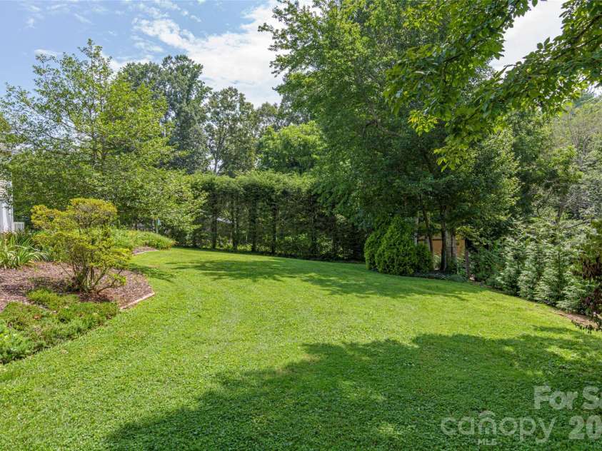 352 Cedar Lane, Arden, NC 28704.  MLS# CAR4391358, YatesRealty ID 40799. Back Yard