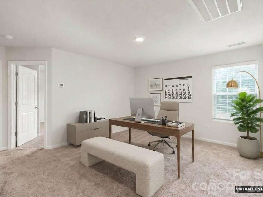 1232 Phifer Road, Kings Mountain, NC 28086.  MLS# CAR4361714, YatesRealty ID 40812. Virtually Staged Loft as an office - this space can be whatever you desire