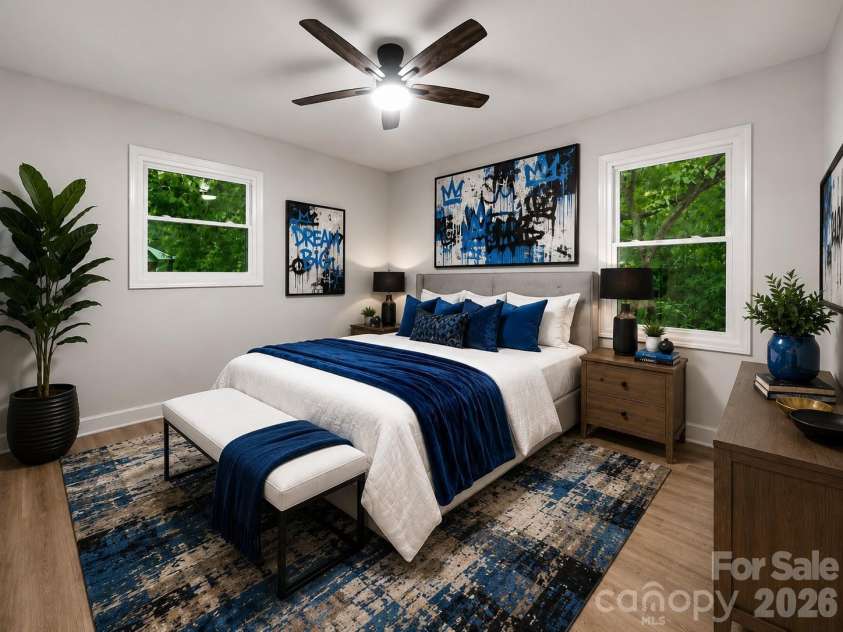 1453 Grovewood Drive, Charlotte, NC 28208.  MLS# CAR4407052, YatesRealty ID 40826. Virtually Staged