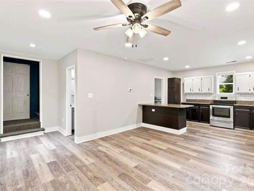 6707 Providence Road, Waxhaw, NC 28173.  MLS# CAR4408651, YatesRealty ID 40831. Unpermitted Garage kitchen and living area