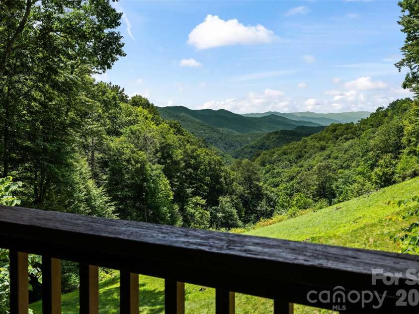 670 Parkway Drive, Maggie Valley, NC 28751.  MLS# CAR4405565, YatesRealty ID 40834. From the deck