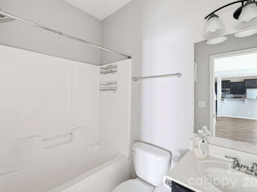 5011 Elementary View Drive, Charlotte, NC 28269.  MLS# CAR4407861, YatesRealty ID 40857. Main floor bathroom