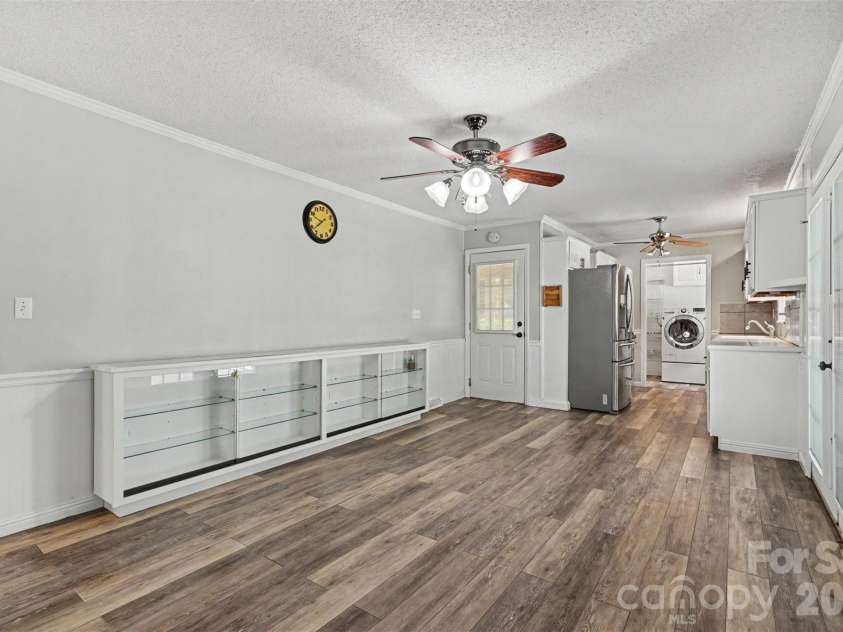 617 Lake Drive, Rockwell, NC 28138.  MLS# CAR4407293, YatesRealty ID 40859. Dining Area with Same New Vinyl flooring
