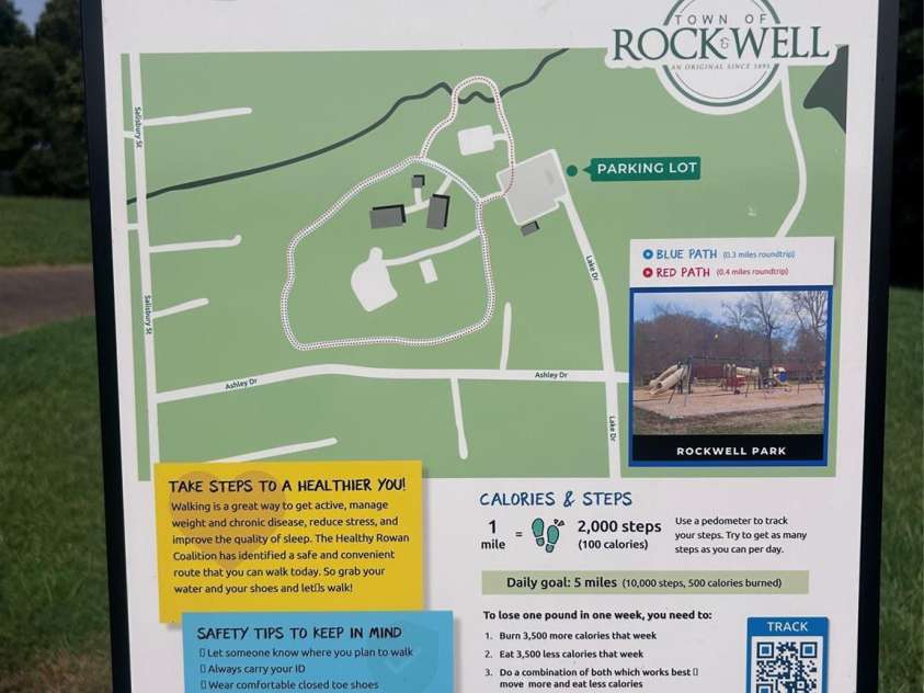 617 Lake Drive, Rockwell, NC 28138.  MLS# CAR4407293, YatesRealty ID 40859. Walking Trails