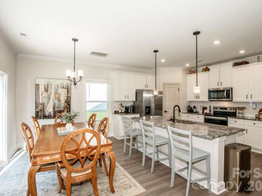 119 Brixham Loop, Troutman, NC 28166.  MLS# CAR4410222, YatesRealty ID 40876. Dining Area