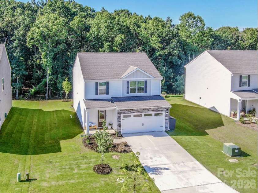 119 Brixham Loop, Troutman, NC 28166.  MLS# CAR4410222, YatesRealty ID 40876. Private backyard setting