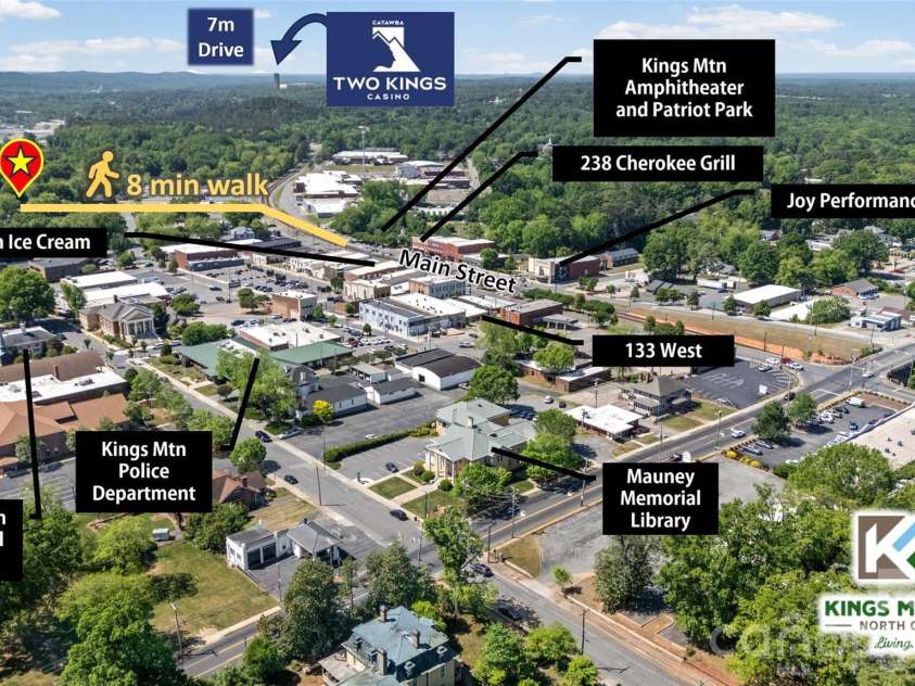 105 Falls Street, Kings Mountain, NC 28086.  MLS# CAR4403142, YatesRealty ID 40910. 