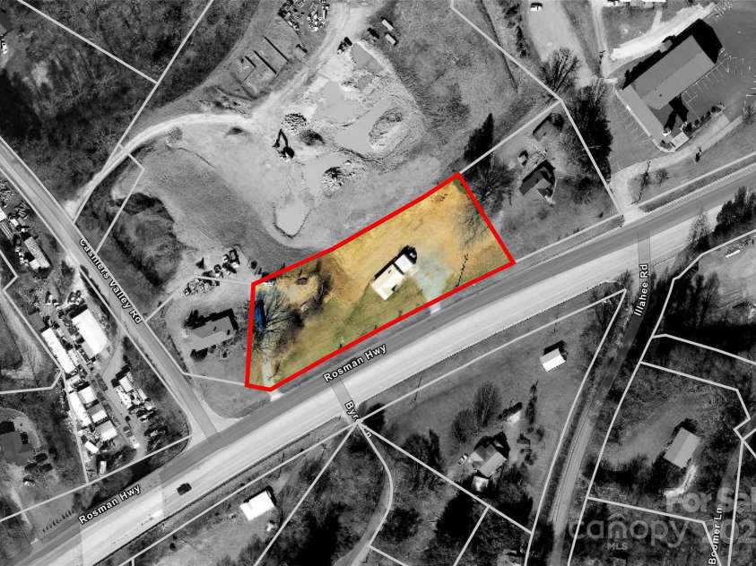 1296 Rosman Highway, Brevard, NC 28712.  MLS# CAR4232852, YatesRealty ID 4095. 