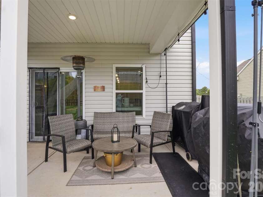 170 Batten Ridge Drive, Statesville, NC 28677.  MLS# CAR4407458, YatesRealty ID 40958. Covered Patio