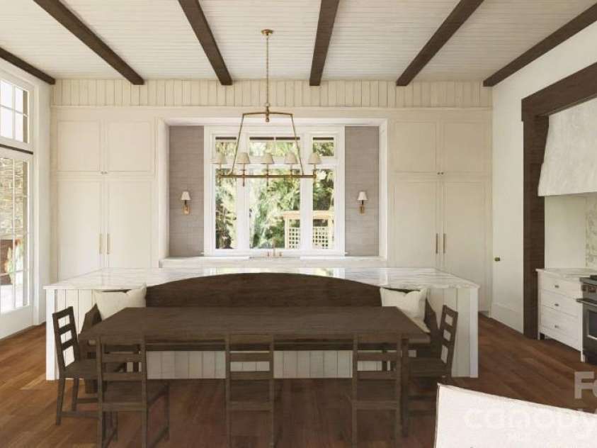 WR 29 Sierra Trail, Elk Park, NC 28622.  MLS# CAR4389934, YatesRealty ID 40962. Dining Room and Kitchen Rendering