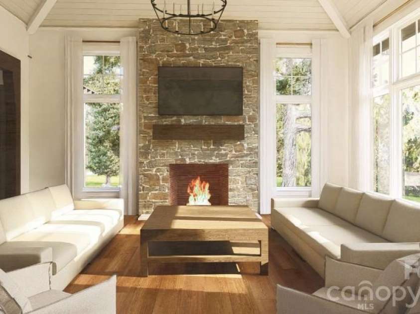 WR 29 Sierra Trail, Elk Park, NC 28622.  MLS# CAR4389934, YatesRealty ID 40962. Family Room Rendering