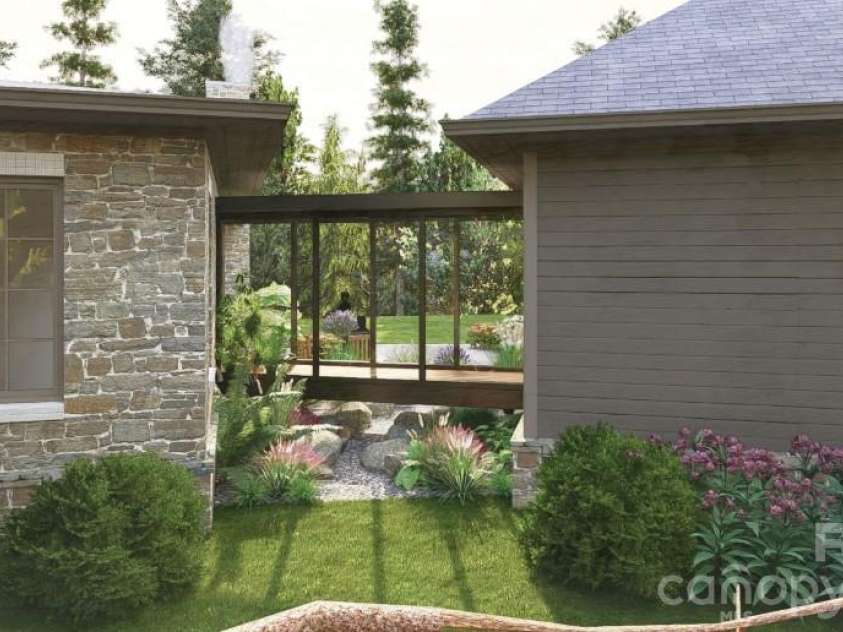 WR 29 Sierra Trail, Elk Park, NC 28622.  MLS# CAR4389934, YatesRealty ID 40962. Side Bridge Connection Rendering
