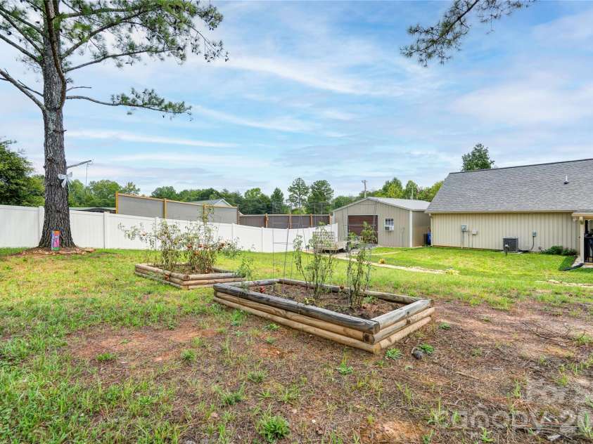 208 Enid Street, Lawndale, NC 28090.  MLS# CAR4408703, YatesRealty ID 40963. Back Yard