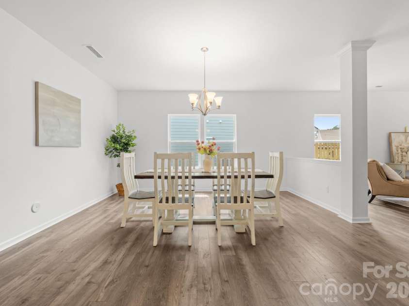 227 Redondo Drive, Wingate, NC 28174.  MLS# CAR4399815, YatesRealty ID 40966. Large dining area for entertaining and functions