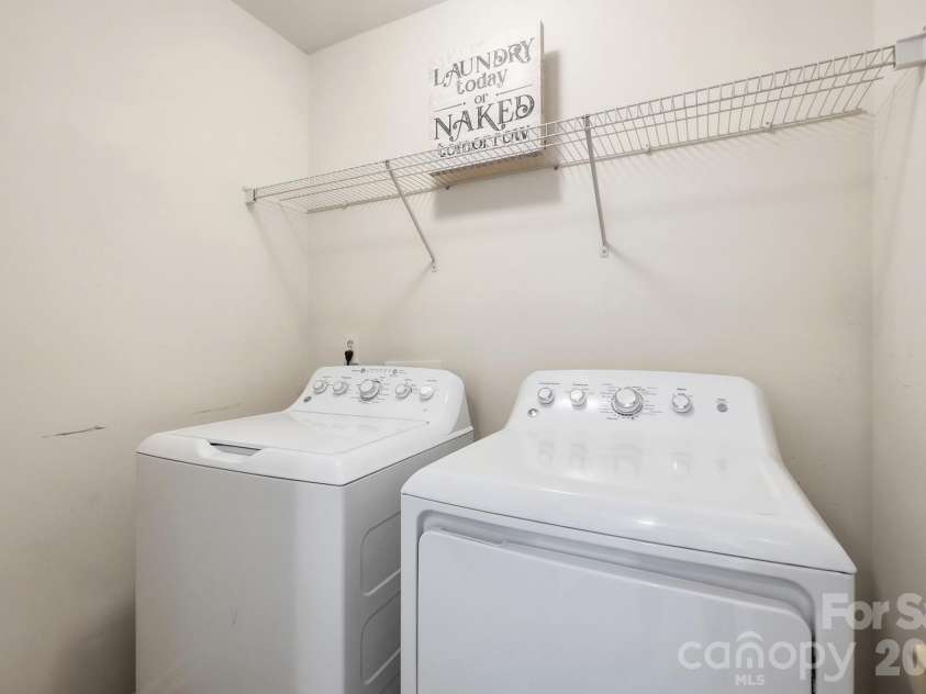 3104 Broad Plum Lane, Indian Trail, NC 28079.  MLS# CAR4397087, YatesRealty ID 40967. Laundry on Main