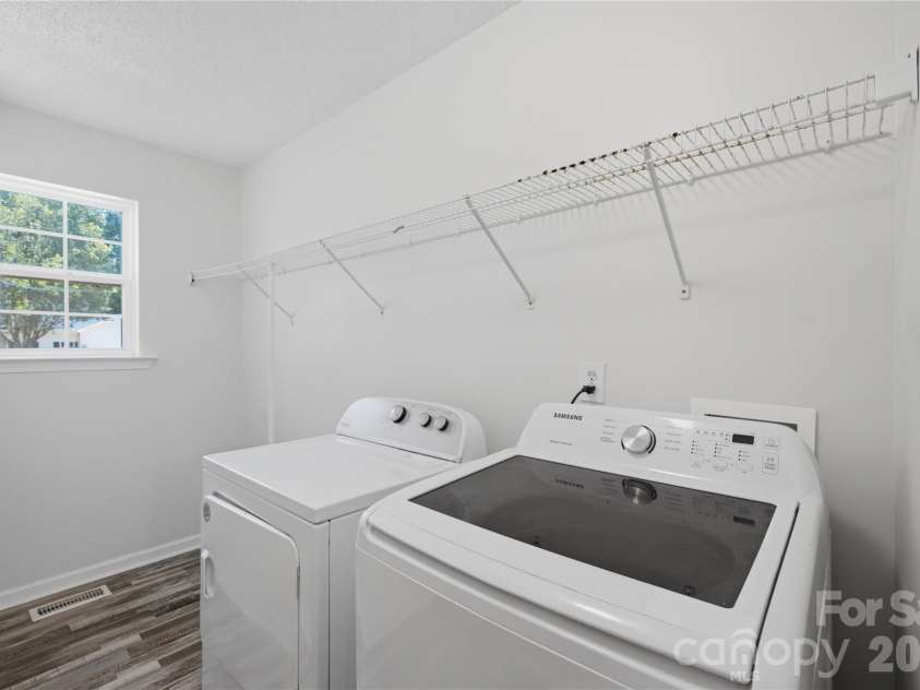 147 Valley Glen Drive, Troutman, NC 28166.  MLS# CAR4400282, YatesRealty ID 40969. Laundry
