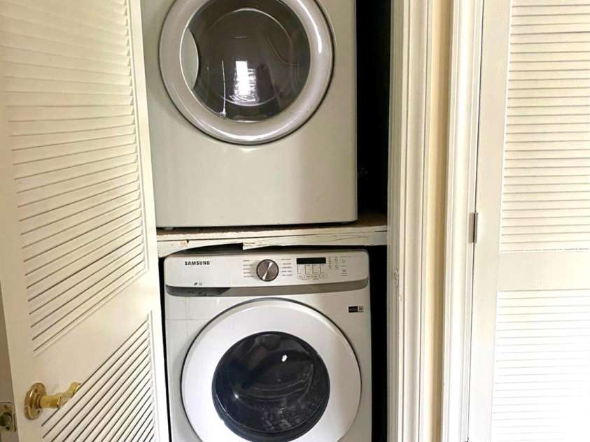 5750 Oyster Catcher Drive, North Myrtle Beach, SC 29582.  MLS# CAR4409792, YatesRealty ID 40974. Full size washer and dryer
