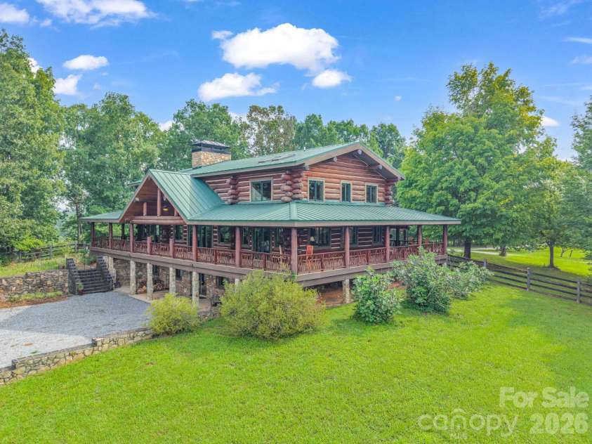 1054 Rainbow Rapids Road, Rutherfordton, NC 28139.  MLS# CAR4408233, YatesRealty ID 40976. Aerial