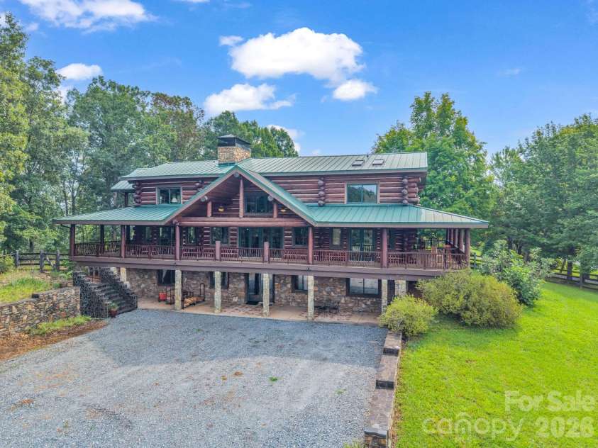 1054 Rainbow Rapids Road, Rutherfordton, NC 28139.  MLS# CAR4408233, YatesRealty ID 40976. Aerial
