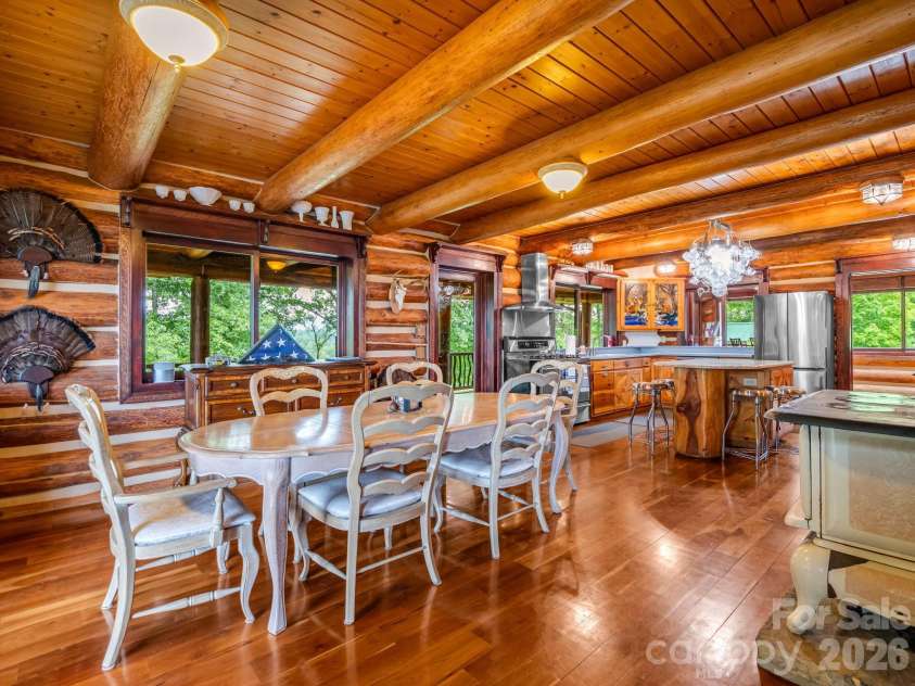 1054 Rainbow Rapids Road, Rutherfordton, NC 28139.  MLS# CAR4408233, YatesRealty ID 40976. Dining Area