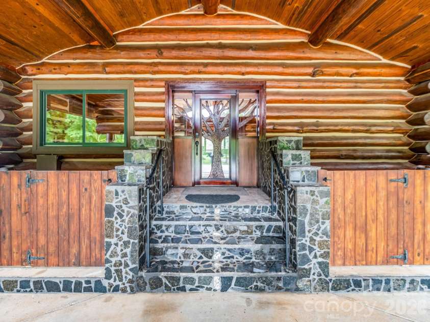 1054 Rainbow Rapids Road, Rutherfordton, NC 28139.  MLS# CAR4408233, YatesRealty ID 40976. Front Door