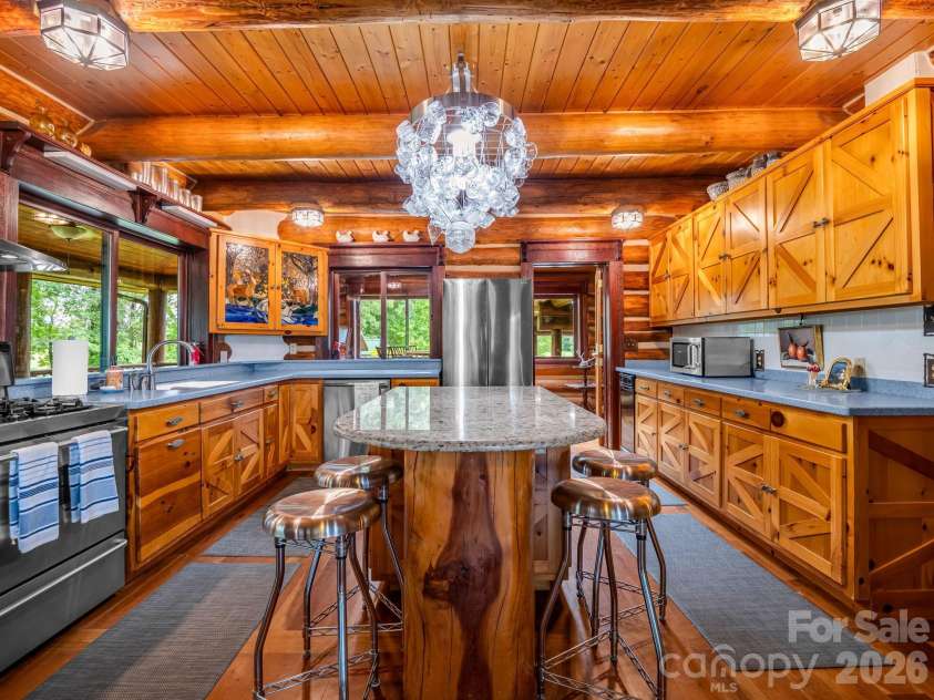 1054 Rainbow Rapids Road, Rutherfordton, NC 28139.  MLS# CAR4408233, YatesRealty ID 40976. Kitchen