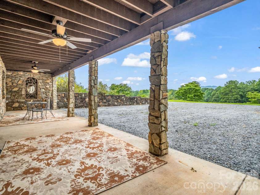 1054 Rainbow Rapids Road, Rutherfordton, NC 28139.  MLS# CAR4408233, YatesRealty ID 40976. Patio