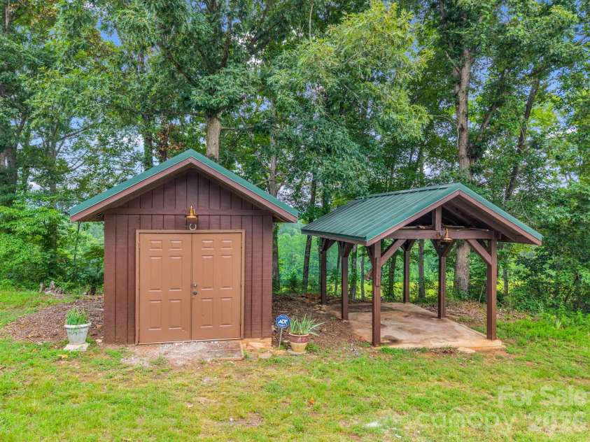 1054 Rainbow Rapids Road, Rutherfordton, NC 28139.  MLS# CAR4408233, YatesRealty ID 40976. Shed