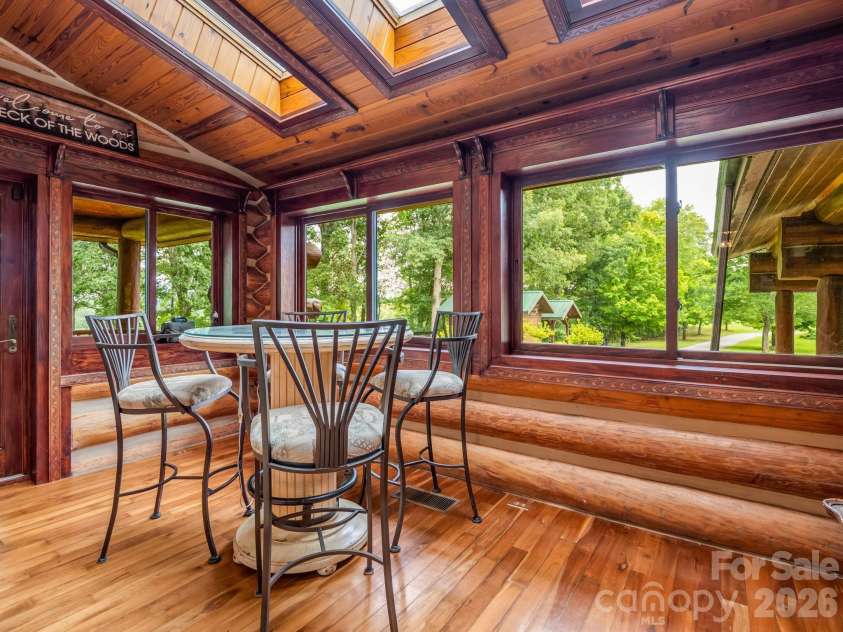 1054 Rainbow Rapids Road, Rutherfordton, NC 28139.  MLS# CAR4408233, YatesRealty ID 40976. Sun Room