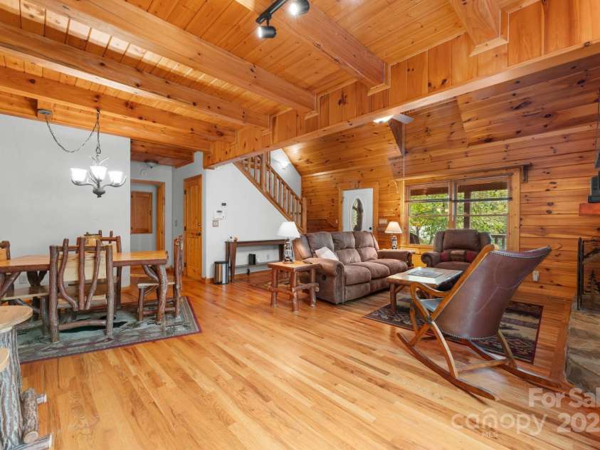 80 Slow Lane, Whittier, NC 28789.  MLS# CAR4307656, YatesRealty ID 4098. Main level 