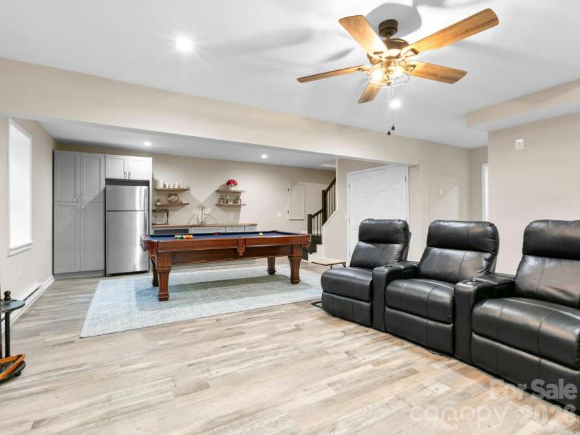 139 Kammerer Drive, Waynesville, NC 28785.  MLS# CAR4377937, YatesRealty ID 40981. Basement Den