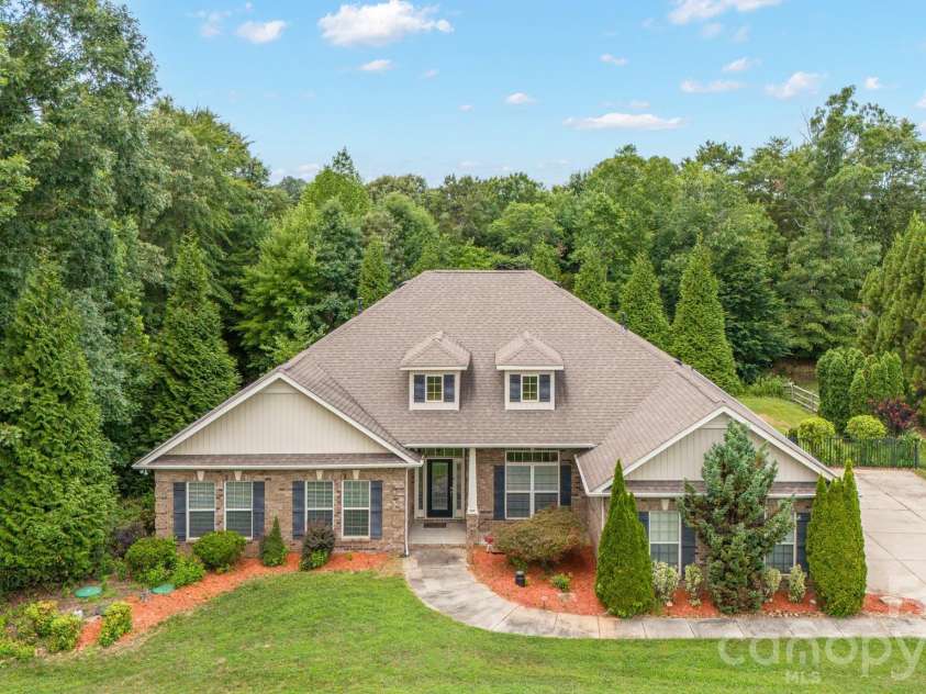 589 Shepherd Road, Troutman, NC 28166.  MLS# CAR4405314, YatesRealty ID 40988. Front of home