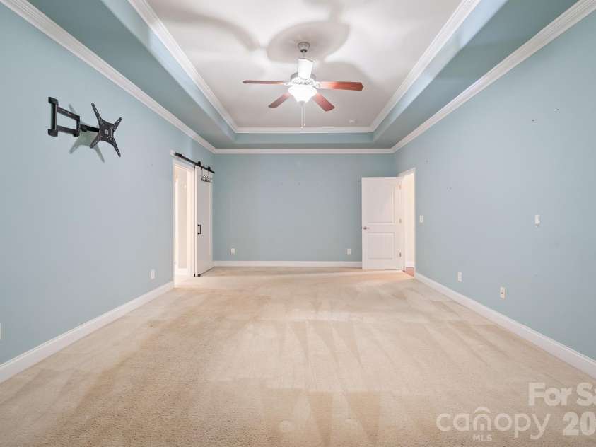 589 Shepherd Road, Troutman, NC 28166.  MLS# CAR4405314, YatesRealty ID 40988. Primary bedroom