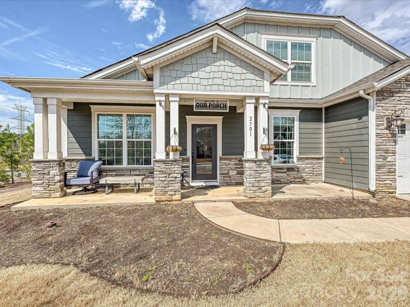 2701 Manor Stone Way, Indian Trail, NC 28079.  MLS# CAR4356649, YatesRealty ID 4099. 