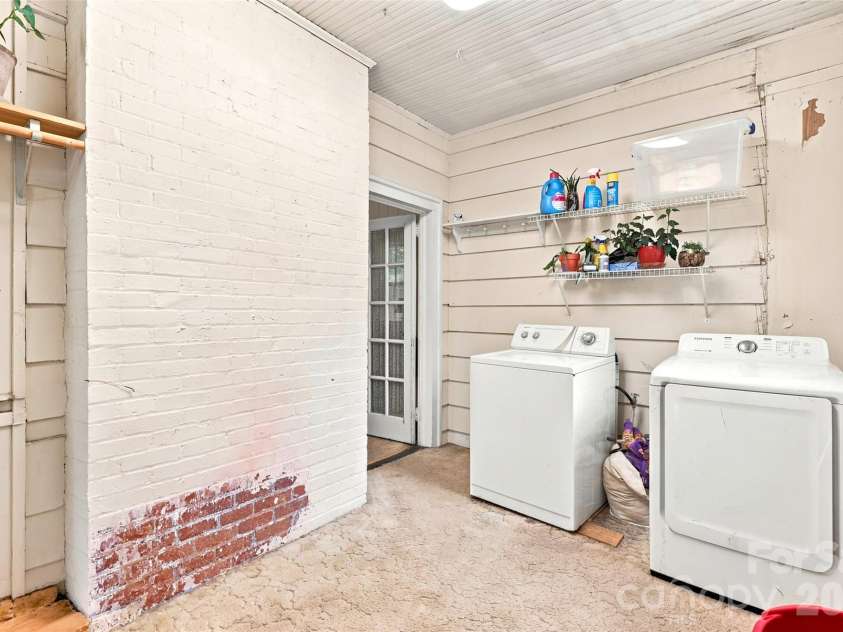 704 Washington Street, Shelby, NC 28150.  MLS# CAR4407611, YatesRealty ID 40996. Laundry and Storage Room on Main