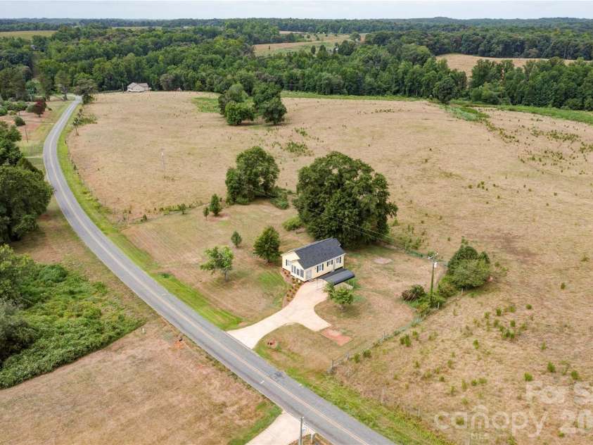 3837 Harris Creek Road, Lawndale, NC 28090.  MLS# CAR4406969, YatesRealty ID 41009. Aerial View