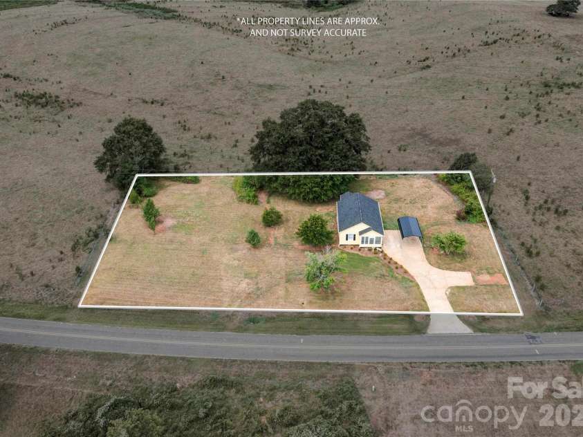 3837 Harris Creek Road, Lawndale, NC 28090.  MLS# CAR4406969, YatesRealty ID 41009. Aerial View