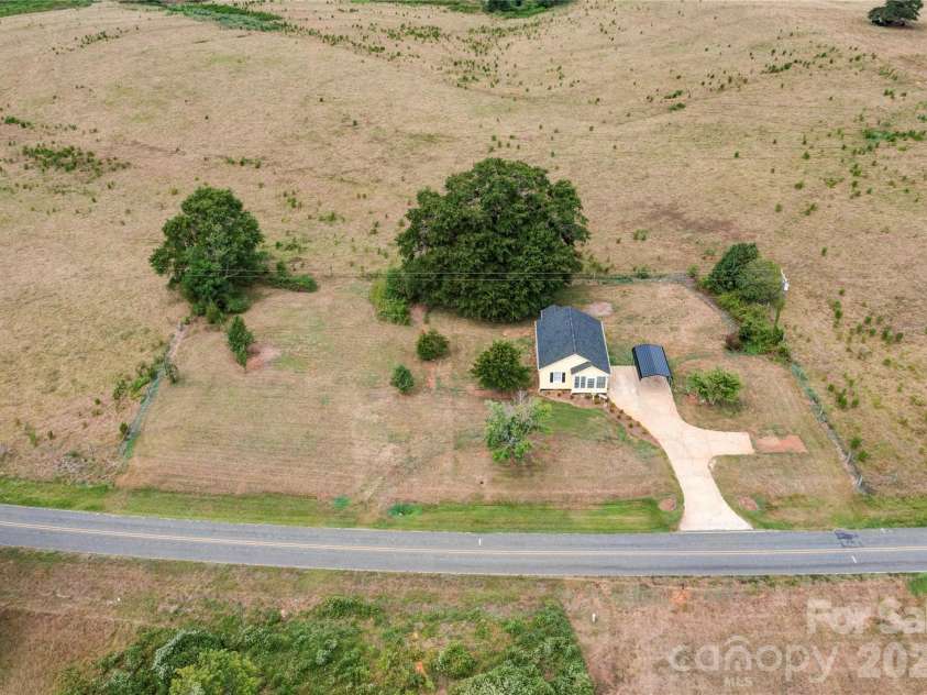 3837 Harris Creek Road, Lawndale, NC 28090.  MLS# CAR4406969, YatesRealty ID 41009. Aerial View