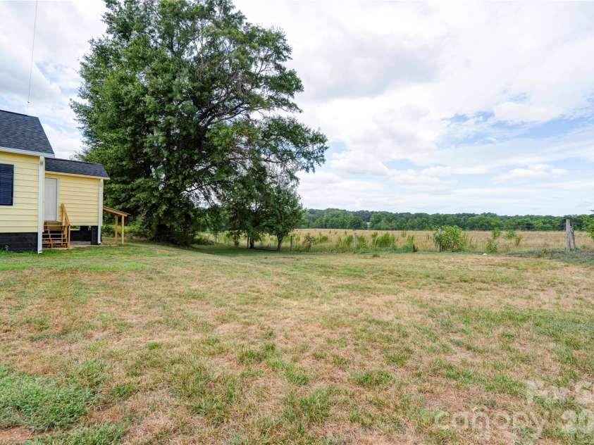 3837 Harris Creek Road, Lawndale, NC 28090.  MLS# CAR4406969, YatesRealty ID 41009. Back Yard