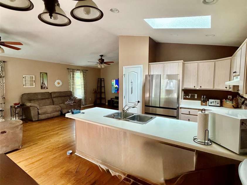 80 Hidden Bluff Lane, Horse Shoe, NC 28742.  MLS# CAR4409946, YatesRealty ID 41012. Open Kitchen concept.