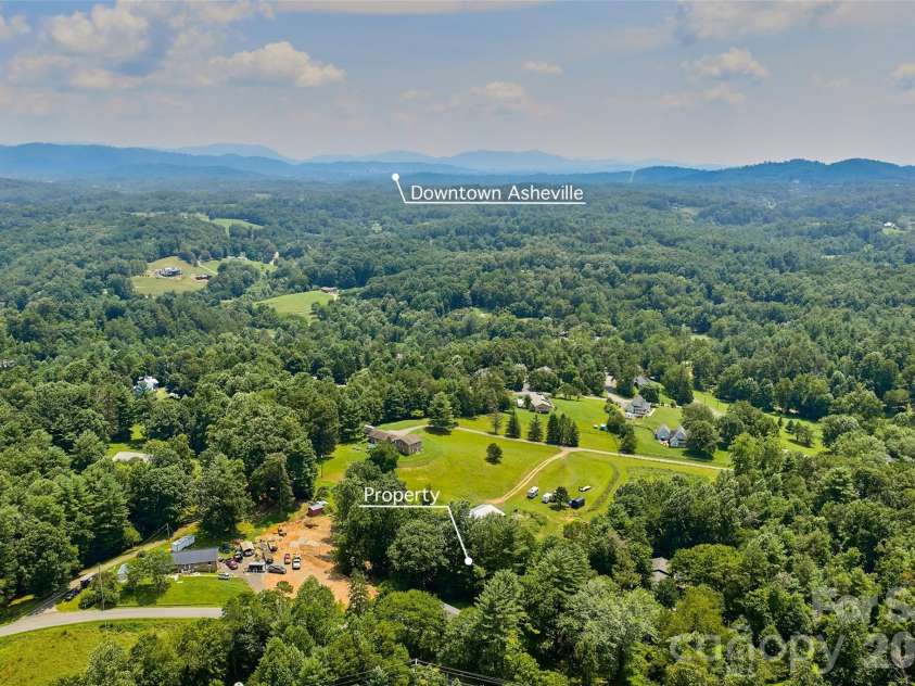 75 Old Macedonia Road, Alexander, NC 28701.  MLS# CAR4408770, YatesRealty ID 41014. Aerial