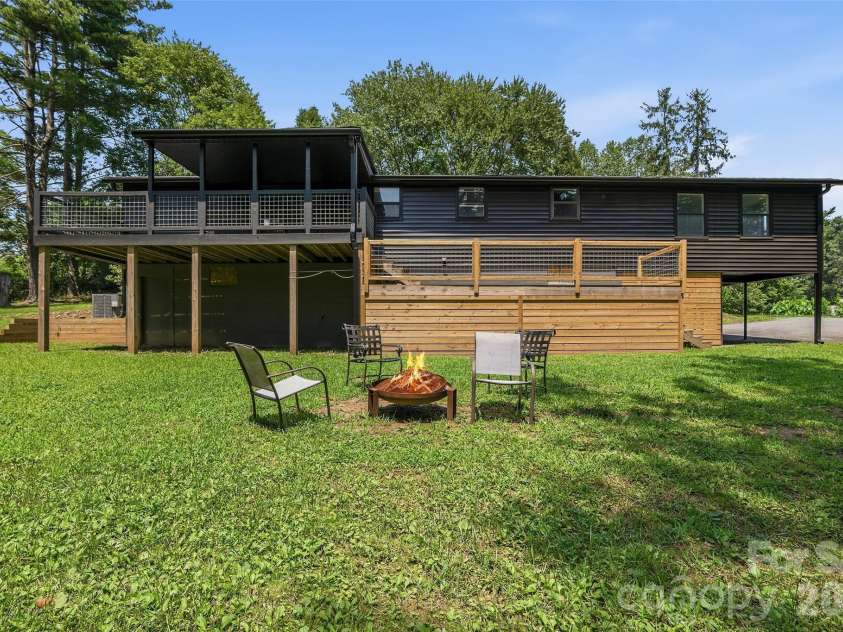 75 Old Macedonia Road, Alexander, NC 28701.  MLS# CAR4408770, YatesRealty ID 41014. Back yard