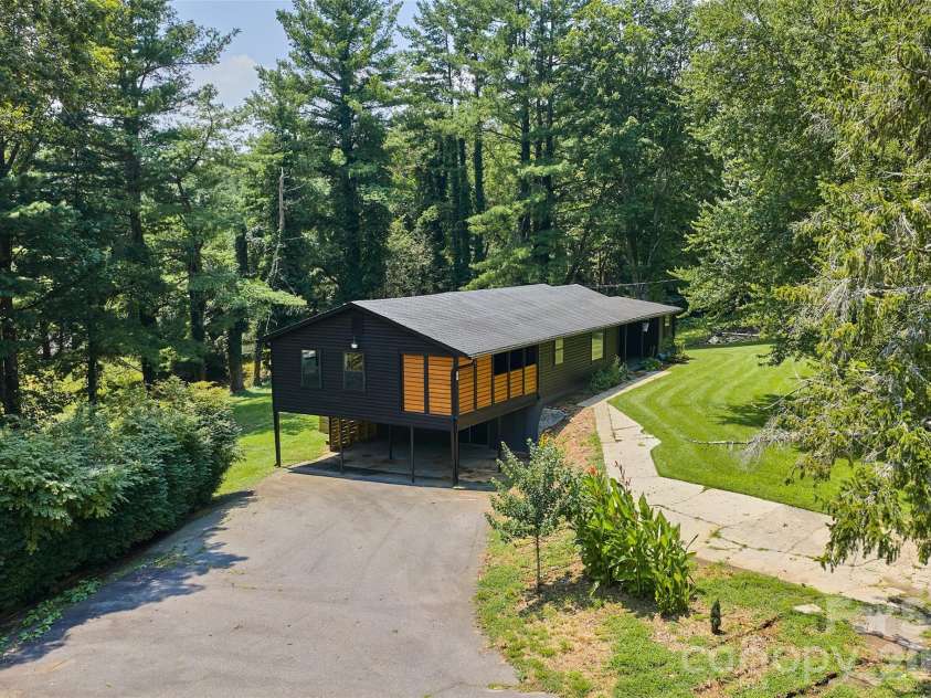 75 Old Macedonia Road, Alexander, NC 28701.  MLS# CAR4408770, YatesRealty ID 41014. Paved driveway